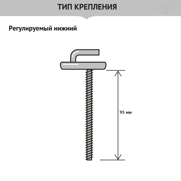 Сиденье для унитаза WAVE С-2д (W-S-2d) дюропласт БЕЛЫЙ (Бореаль,Сенатор) 07 (557380)