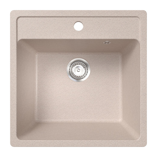 Мойка MIXLINE МЛ-ГМ08 (ML-GM08) КОМФОРТ песочная (302), 500*500*200мм (558728)