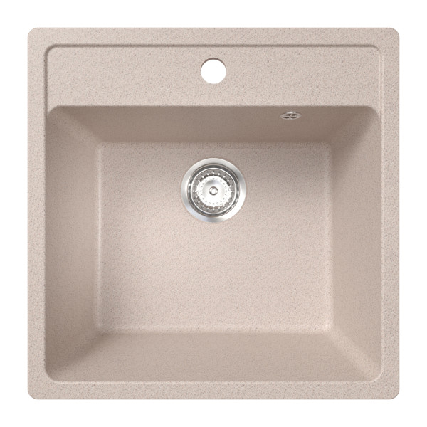 Мойка MIXLINE МЛ-ГМ08 (ML-GM08) КОМФОРТ песочная (302), 500*500*200мм (558728)