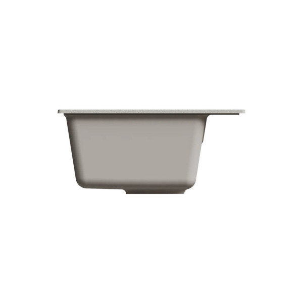 Мойкa MIXLINE МЛ-ГМУ03 (ML-GMU03) УЛЬТРА прямоугольная, серый камень, 490*420 мм (глуб. чаши 170) (556719)