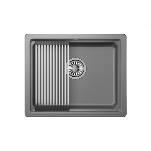 Кухонная мойка GRANULA Kitchen Space (5501U, АЛЮМИНИУМ)