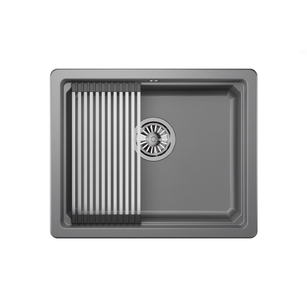 Кухонная мойка GRANULA Kitchen Space (5501U, АЛЮМИНИУМ)
