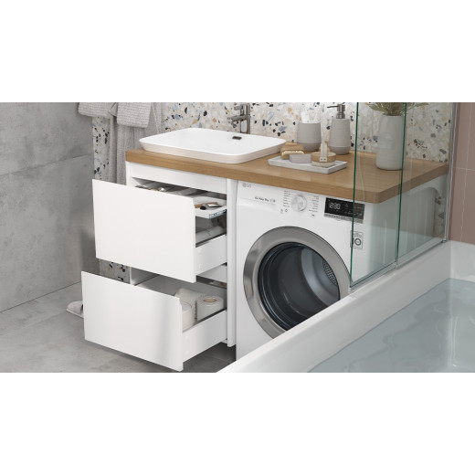 Тумба подвесная Velvex Klaufs 56*60.2Y (белый) под столешницу (tp.KLA.56.2Y)