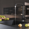 Смеситель для кухни MIXLINE ML-GS12 35к (343) антрацит высок. излив (550663)