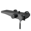 Душевая система MIXLINE "Graphite" ML2430 35к излив лейка 3 позиции+лейка "Тропический душ" графит (554233)