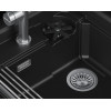Кухонная мойка GRANULA KITCHEN SPACE RINZER кварц (5807R, ШВАРЦ)