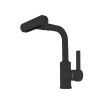 Смеситель для кухни с поворотной лейкой RUSH Тинос (Tinos) (TI3732-17Black)