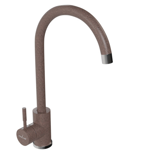 Смеситель для кухни MIXLINE ML-GS15 35к (307) терракотовый высок. излив (550688)