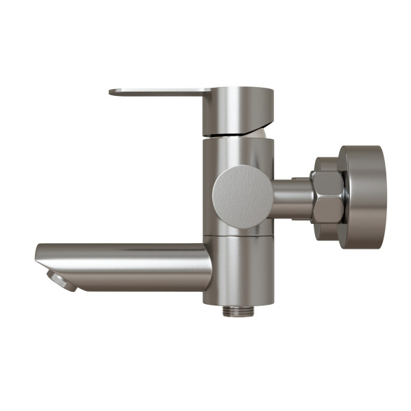 Смеситель для ванны 35k MIXLINE MLSS32-01 "Stainless" нерж. (552272)