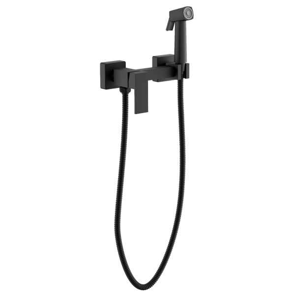 Смеситель BELZ с гигиенической лейкой черный (B55806-7)