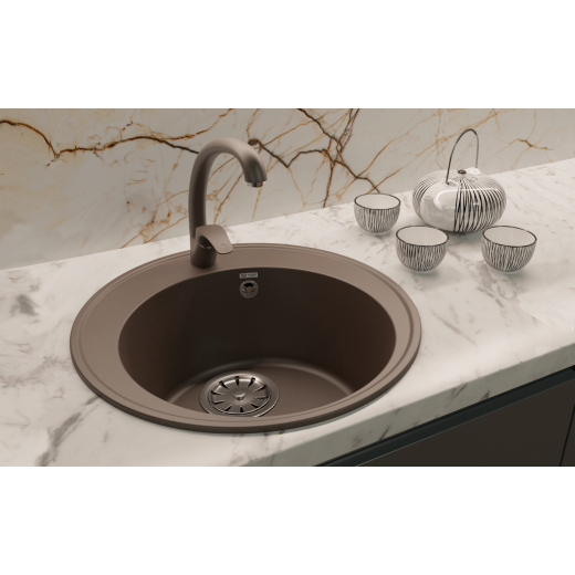 Мойка ULGRAN Quartz уголь (Nora 485-07)