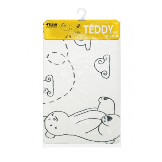 Коврик для ванной Fixsen Teddy Air  белый 50х80см (FX-6001T)