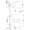 Смеситель для ванны Lemark Unit (LM4514C)