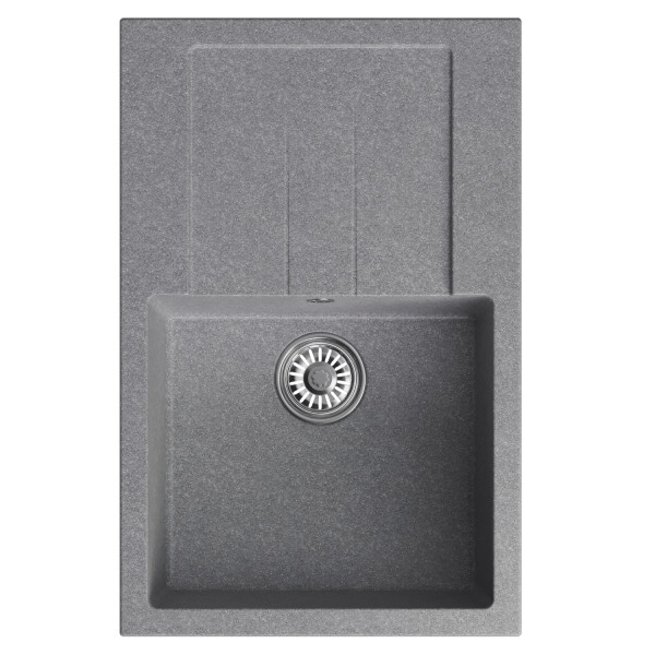 Мойка MIXLINE ML-GM31 с крылом графит (342) 770*500*190мм NEW (552195)