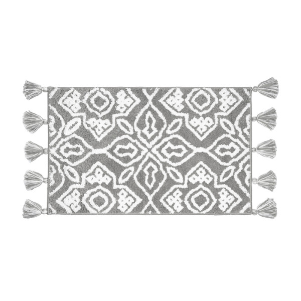 Коврик для ванной комнаты 50x80 микрофибра серый IDDIS Décor (DT01P58i12)