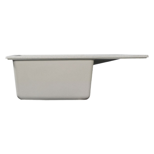 Мойка MIXLINE МЛ-ГМС115 (ML-GMS115) СТАНДАРТ с крылом, серый (310), 645*505*190мм (558114)