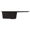 Мойка MIXLINE ML-GM31 с крылом черная (308) 770*500*190мм NEW (552189)