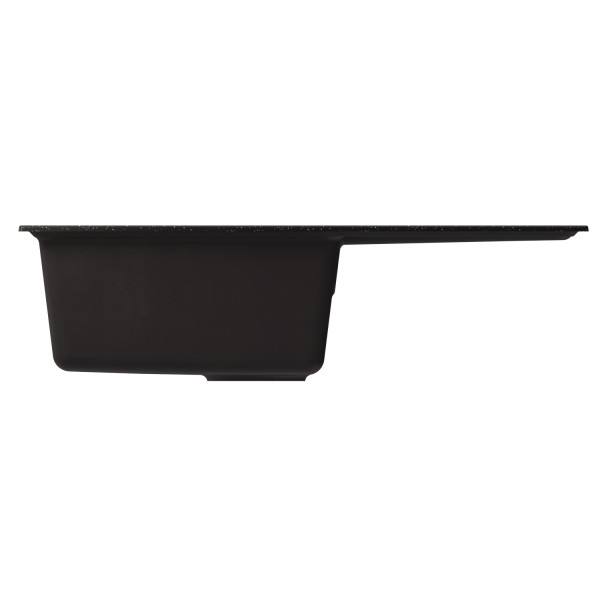 Мойка MIXLINE ML-GM31 с крылом черная (308) 770*500*190мм NEW (552189)