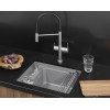 Кухонная мойка GRANULA KITCHEN SPACE RINZER кварц (5505RU, АЛЮМИНИУМ)