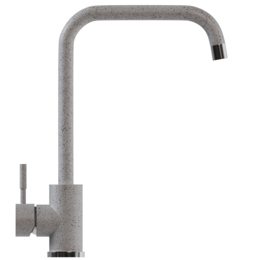 Смеситель для кухни MIXLINE ML-GS12 35к (310) серый высок. излив (550656)