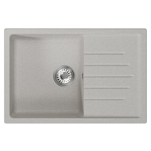 Мойка MIXLINE ML-GM19 с крылом, серая (310), 750*500*200мм (551984)