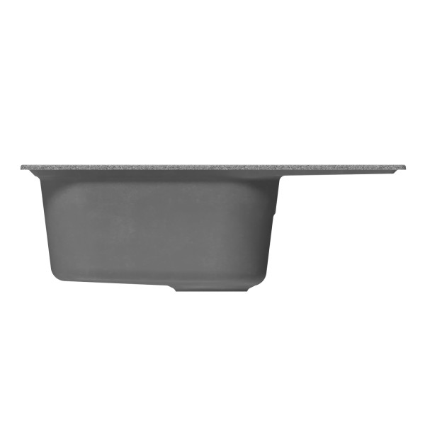 Мойка MIXLINE ML-GM18 с крылом темно-серая (309) 640*490*190мм NEW (551971)