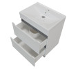 Тумба для ванной MIXLINE "Лайн-70" 2 ящика под раковину Марго-70 (MIXLINE) (ПВХ) (555471)
