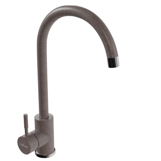Смеситель для кухни MIXLINE ML-GS15 35к (302) песочный высок. излив (550687)