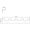 Планка с 5-ю крючками BELZ цвет: черный (B9005-7)
