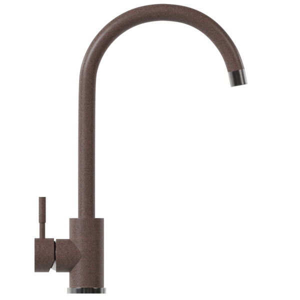 Смеситель для кухни MIXLINE ML-GS15 35к (307) терракотовый высок. излив (550688)