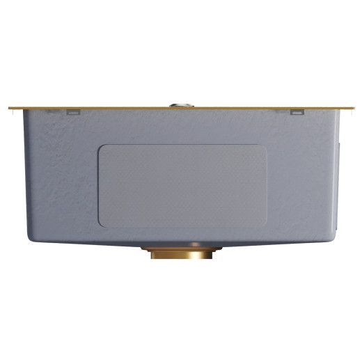 Мойка MIXLINE настольный монтаж 50х50 (3,0) вып 3 1/2, 20см с сифоном золото PRO (550548)