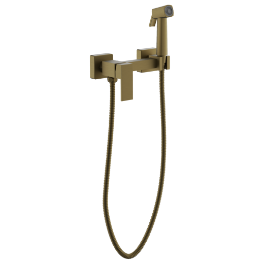 Смеситель BELZ с гигиенической лейкой золотой (B55806-5)