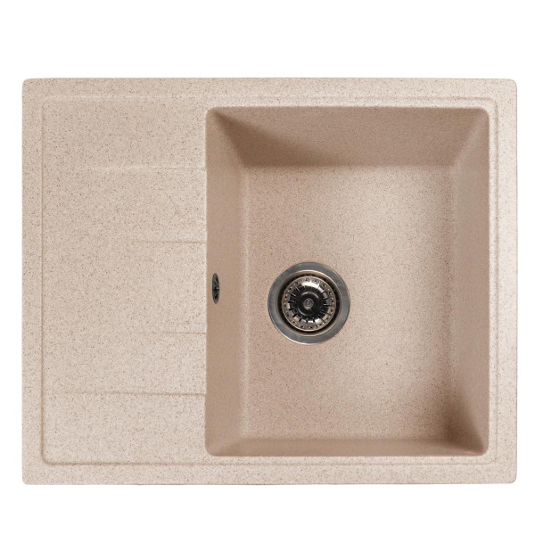 Мойка MIXLINE МЛ-ГМС103 (ML-GMS103) СТАНДАРТ с крылом, бежевый (328), 570*460*190мм (558118)