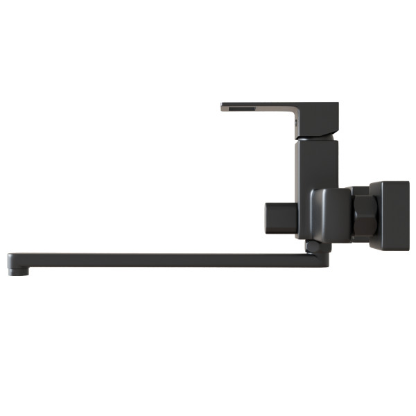 Смеситель для ванны и раковины 35k MIXLINE ML34-02 "Solo Black" (553197)