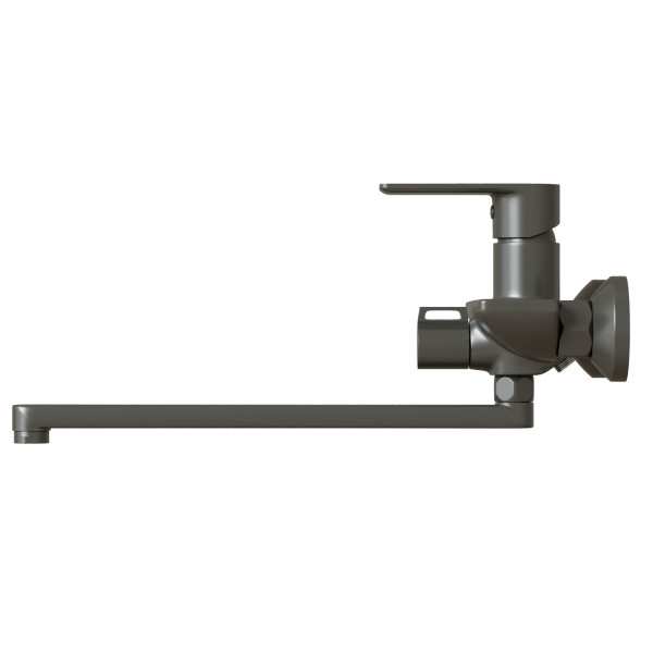 Смеситель для ванны и раковины 35k MIXLINE МЛ33-02Г(ML33-02GR)"Сити " ГРАФИТ (556595)