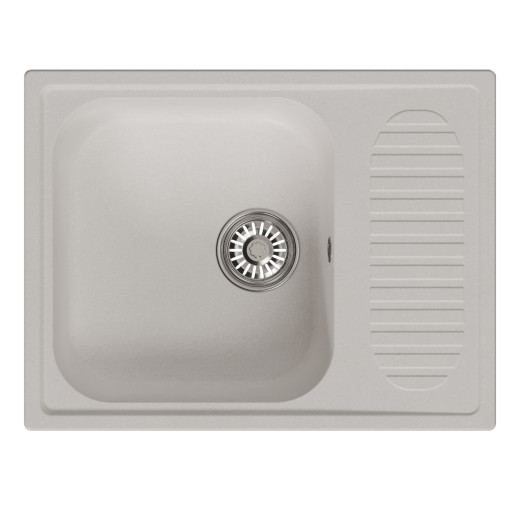 Мойка MIXLINE ML-GM18 с крылом  ультра-белая  (341) 640*490*190мм NEW (551975)