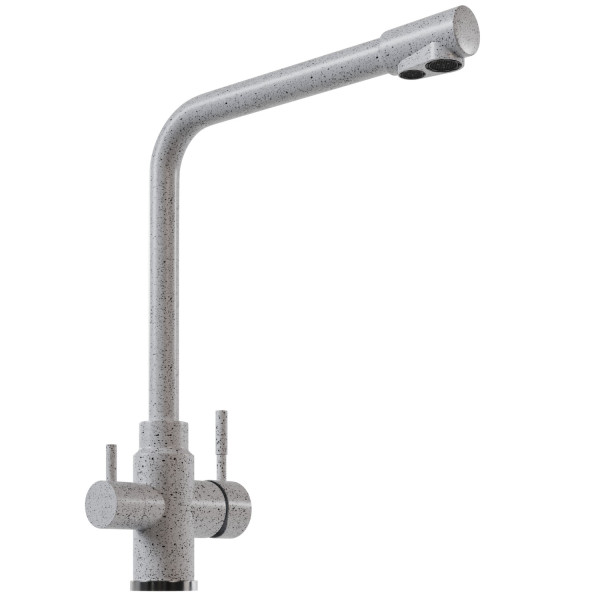 Смеситель для кухни MIXLINE ML-GS13 35к (310) серый с вых. для питьевого фильтра (550669)