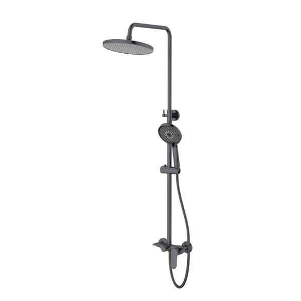 Душевая система HAIBA оружейная сталь (HB24796-3)