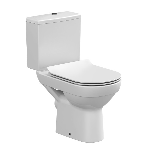 Унитаз компакт Cersanit CITY Clean On 011 3/5 DPL EO slim (S-KO-CIT011-3/5-COn-S-DL-w)