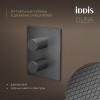 Душевая система IDDIS Duna с тропическим, ручным душем и изливом, термостат, графит матовый (DUNGMSTi68)