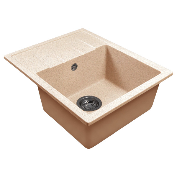 Мойка MIXLINE МЛ-ГМС103 (ML-GMS103) СТАНДАРТ с крылом, песочный (302), 570*460*190мм (558117)