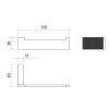 Бумагодержатель Timo Caisa никель (91041/13)