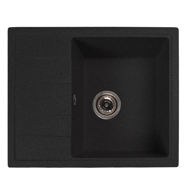 Мойка MIXLINE МЛ-ГМС103 (ML-GMS103) СТАНДАРТ с крылом, черный (308), 570*460*190мм (558116)