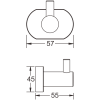 Крючок BELZ (B90505-1)