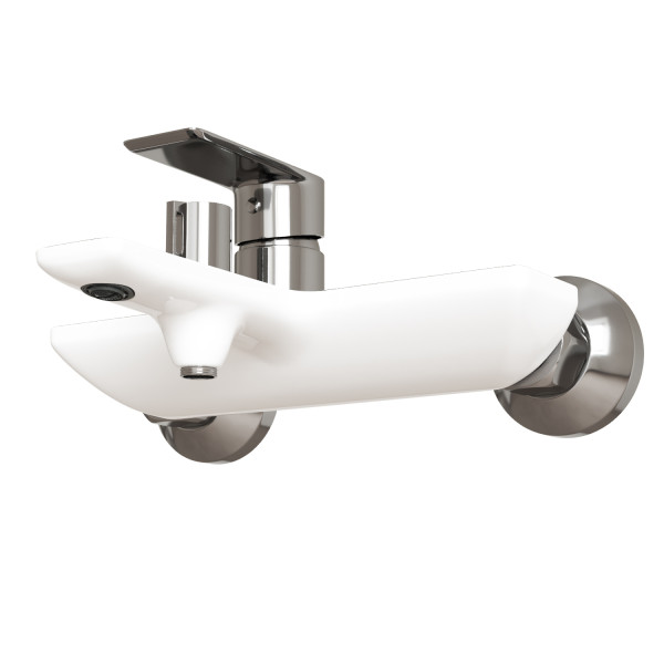 Смеситель для ванны 35k MIXLINE ML33-01 "City White" (553199)