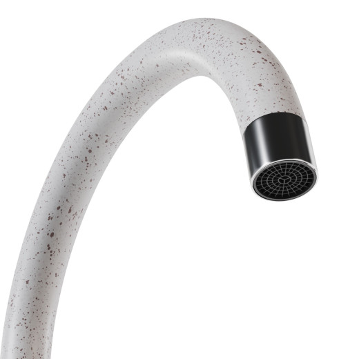 Смеситель для кухни MIXLINE ML-GS15 35к (328) бежевый высок. излив (550692)