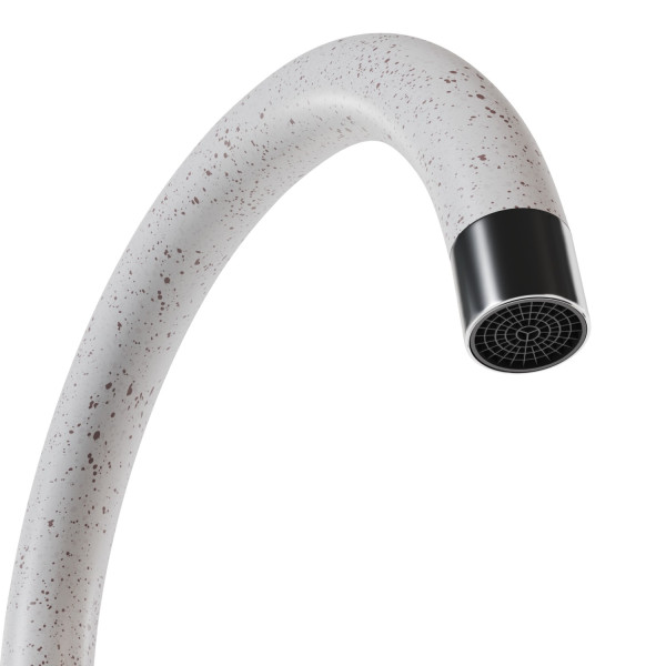 Смеситель для кухни MIXLINE ML-GS15 35к (328) бежевый высок. излив (550692)