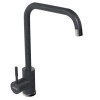 Смеситель для кухни MIXLINE ML-GS12 35к (309) темно-серый высок. излив (550655)