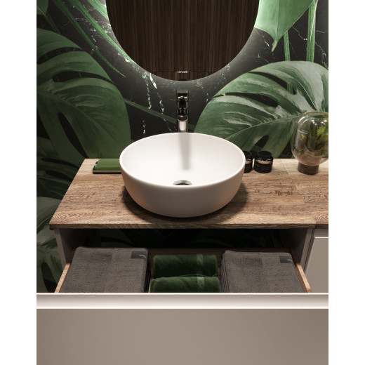 Столешница Cersanit WOOD из керамогранита Spirit 80x45x2 орех матовый (64188)