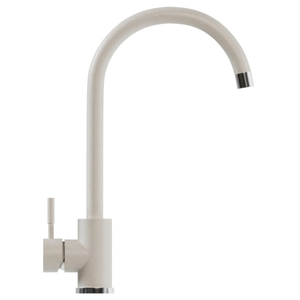 Смеситель для кухни MIXLINE ML-GS15 35к (331) белый высок. излив (550693)